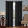 black blackout thermal curtain