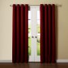burgundy blackout thermal curtain