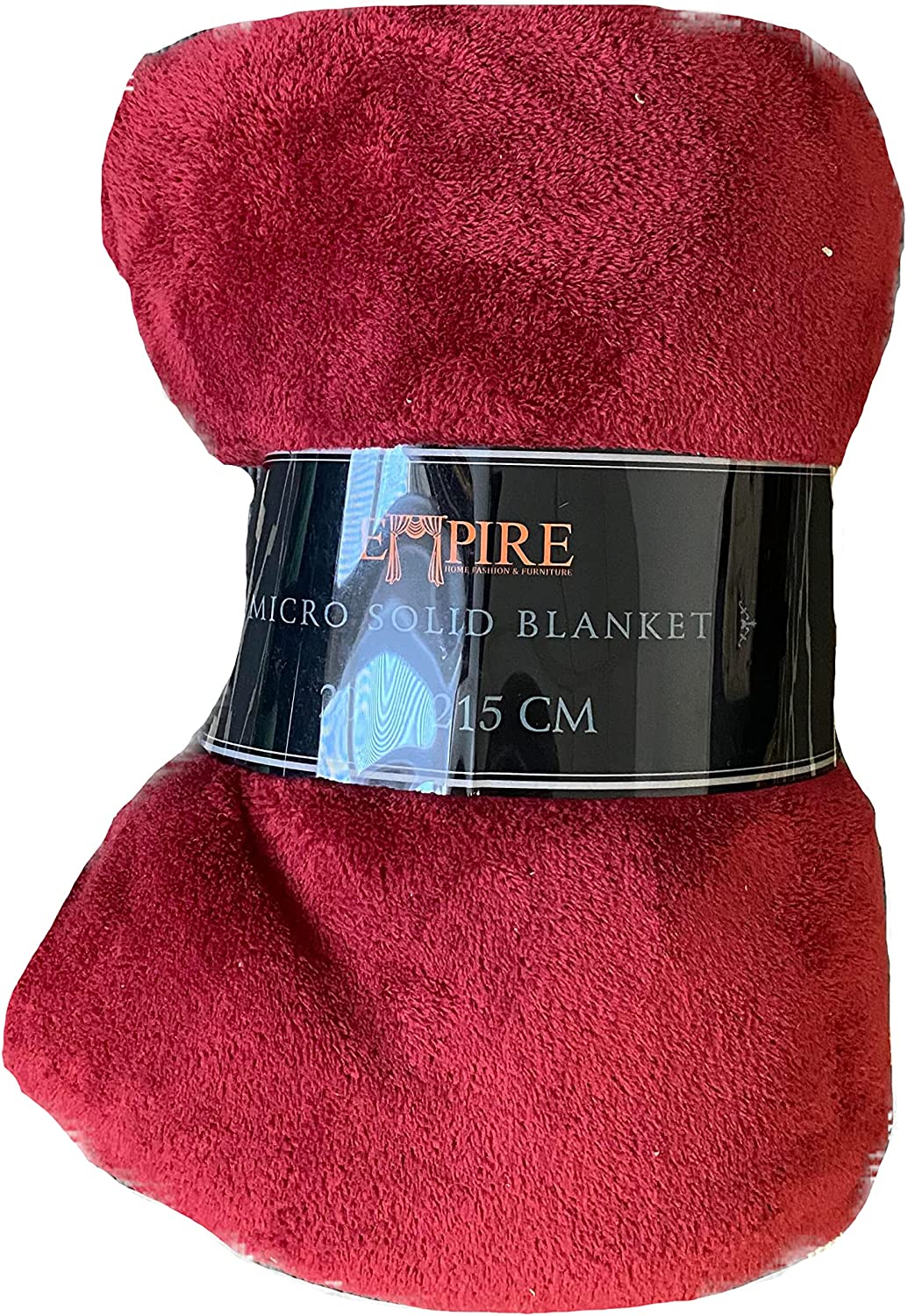 burgundy microfiber throw blanket