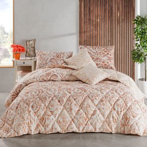peach comforter set