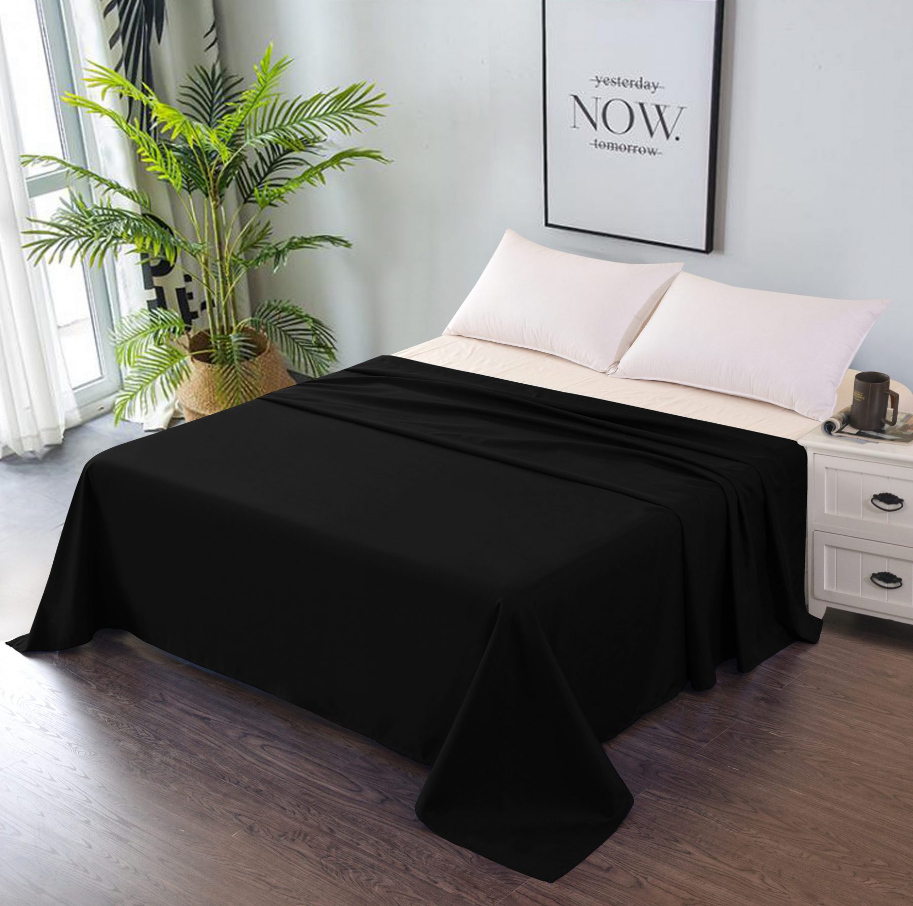 Black Flat Sheet