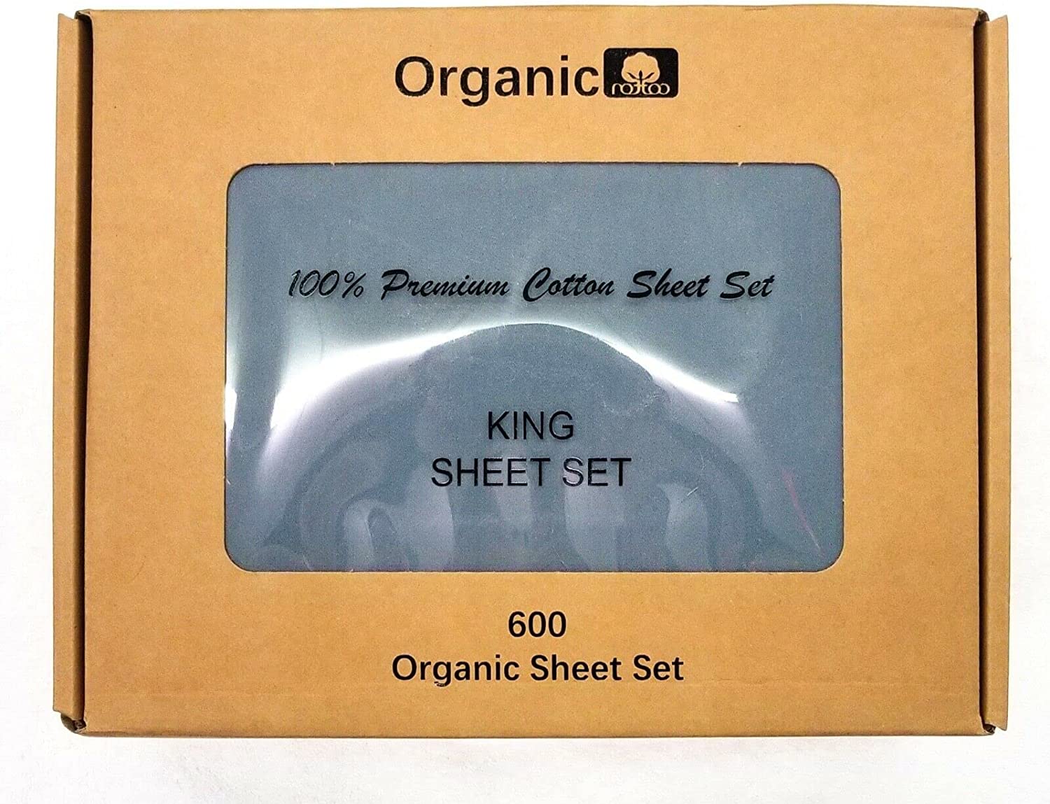 Slate Blue Organic Sheet Set
