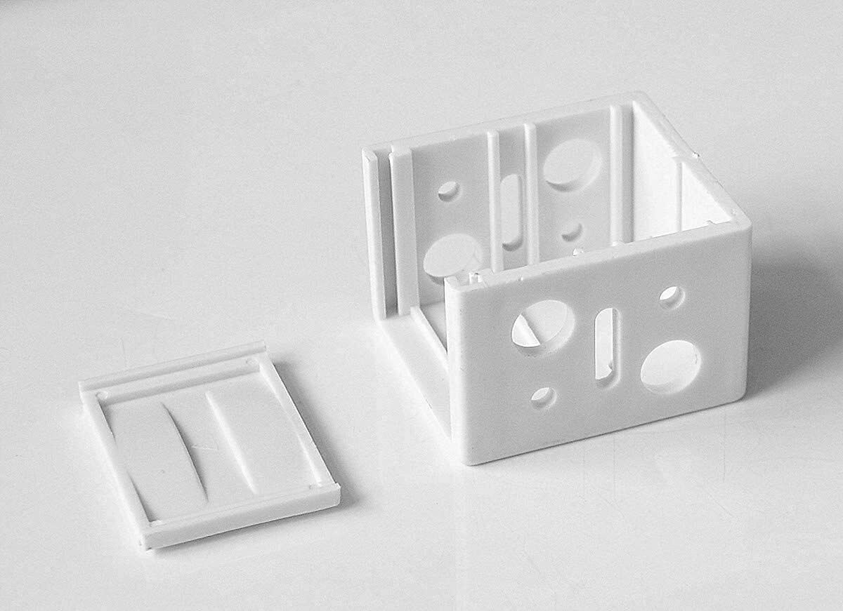 White blind bracket