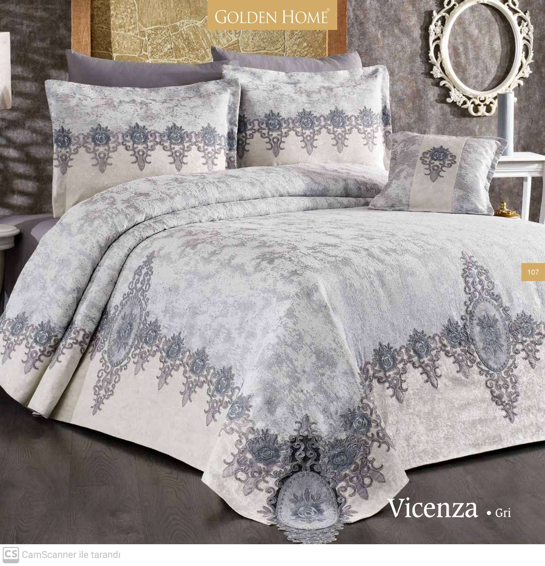 Gray Vicenza Quilt Gray Vicenza Quilt