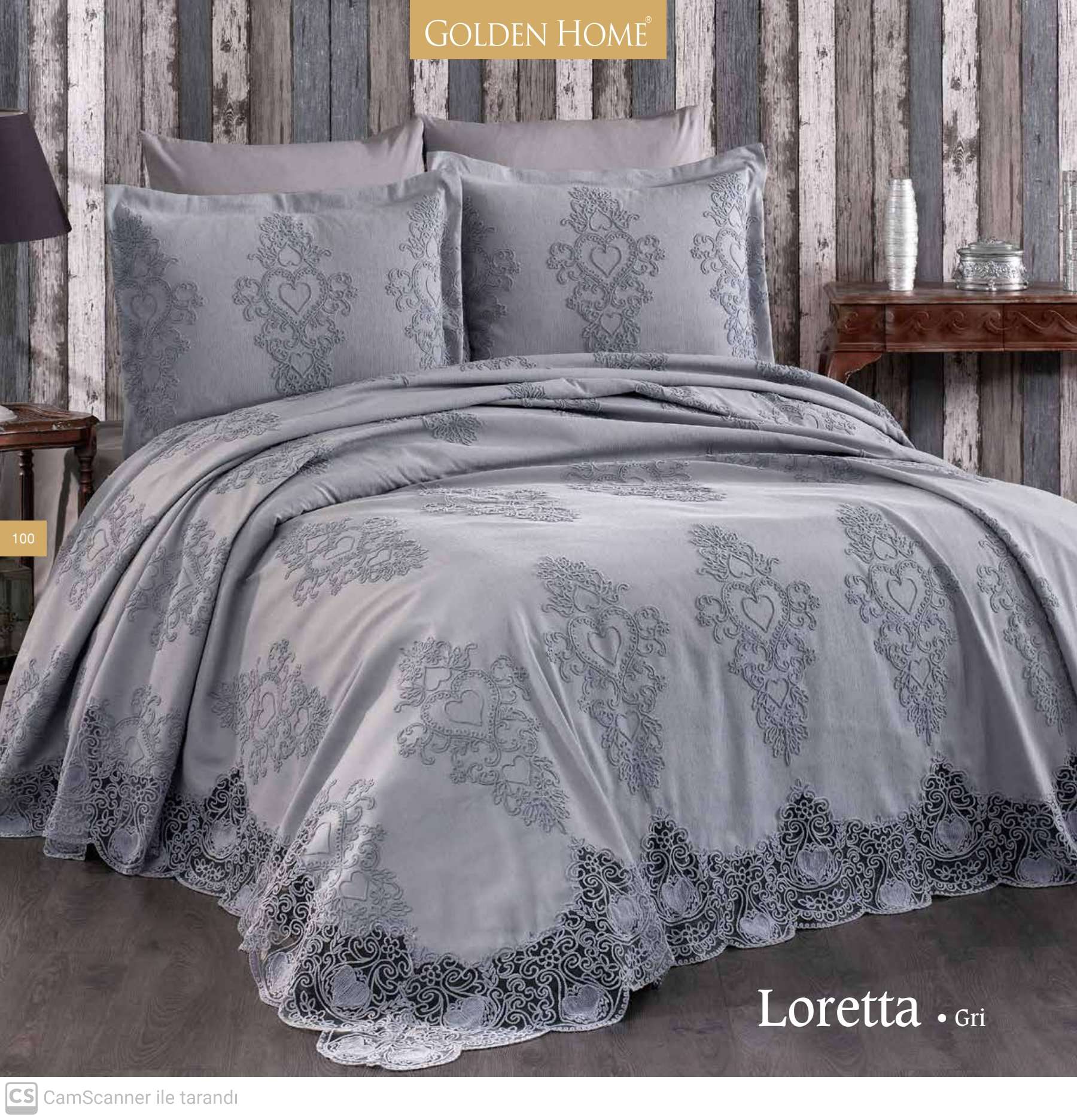 Loretta Gray Quilt Set