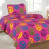 peace sign bedspread peace sign bedspread