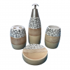 Beige Stone Ceramic Set Beige Stone Ceramic Set