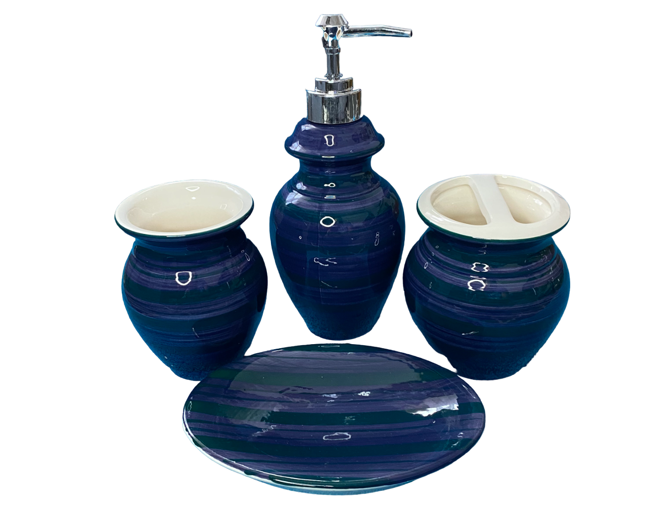Blue & Purple Bathroom Set Blue & Purple Bathroom Set