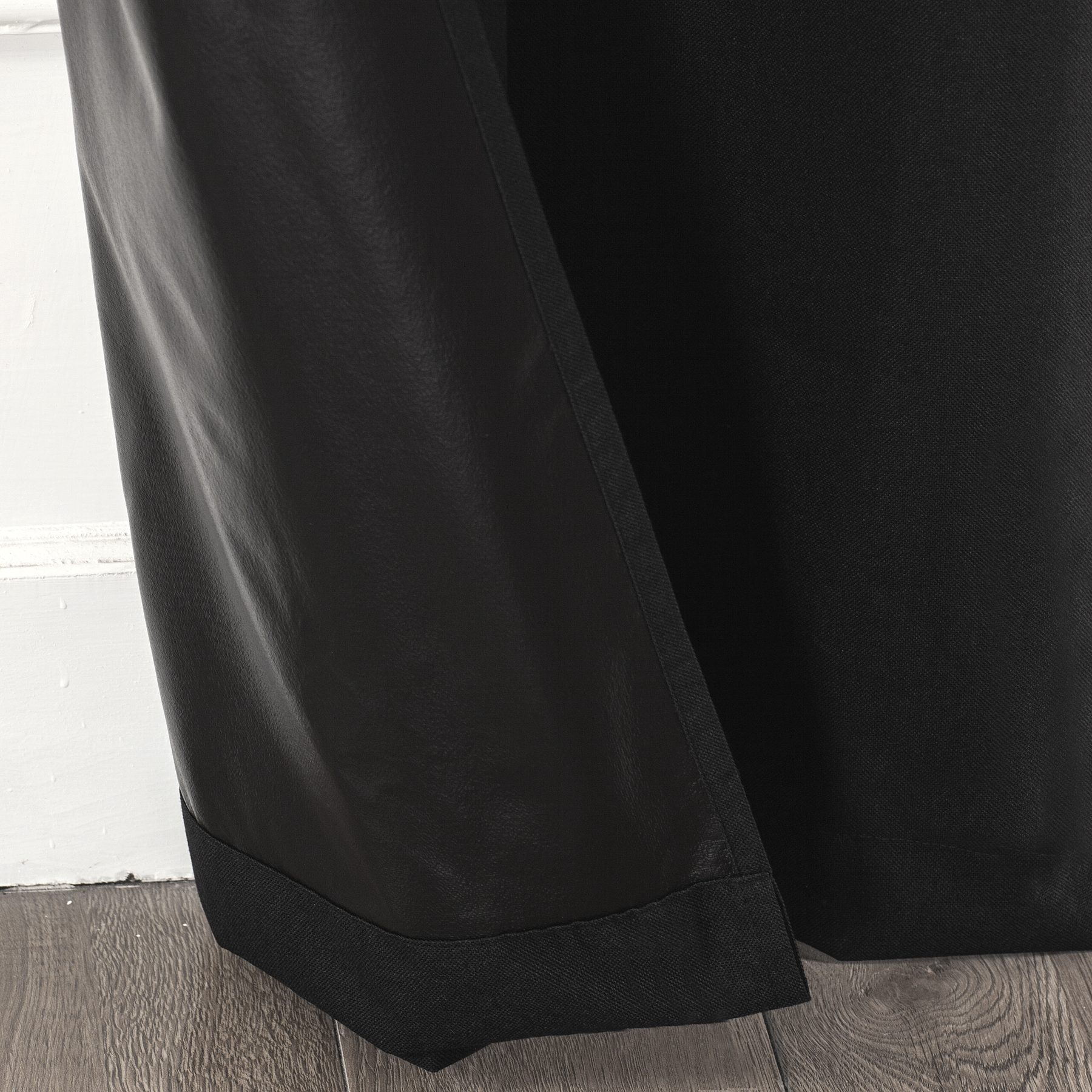 Black Blackout Curtain Bottom Black Blackout Curtain Bottom