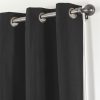 Black Blackout Curtain Rod Black Blackout Curtain Rod