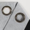 Gray Blackout Curtain Grommets Gray Blackout Curtain Grommets
